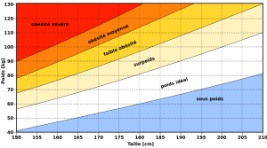 Interprétation de l'IMC en français